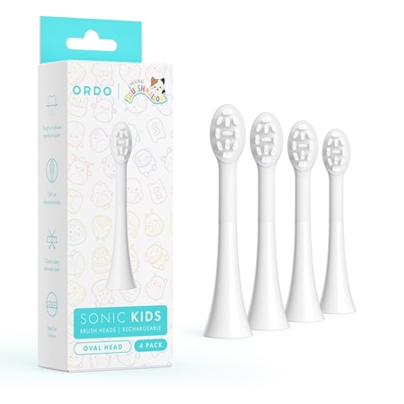Ordo Sonic Kids Electric Toothbrush Replacement Brush Heads 4Pk