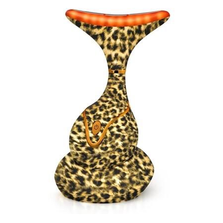 GLO24K 7 Colour LED Neck & Face Massager Deluxe with HydraGel