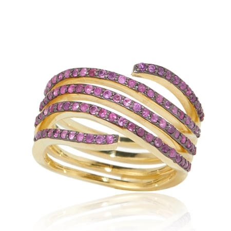 Carol Brodie Snake Ring Sterling Silver