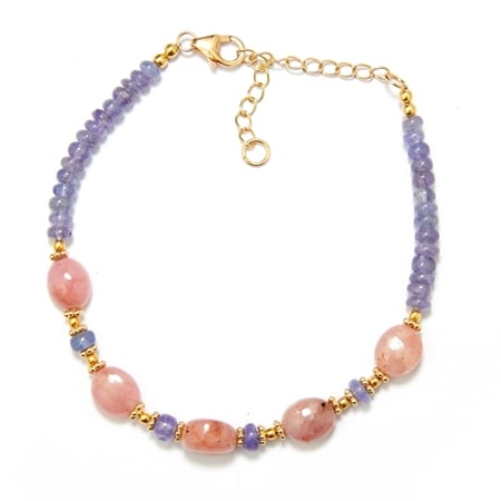 Gems en Vogue Gemstone Bracelet 19cm Sterling Silver
