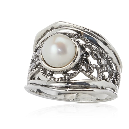 Danny Newfeld FWP Lace Design Ring Sterling Silver
