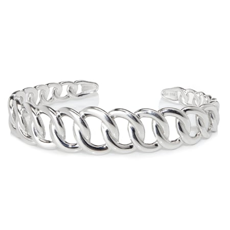 Danny Newfeld Chain Link Bangle Sterling Silver
