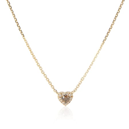 Le Vian 0.15ct Chocolate Diamonds Heart Pendant 14ct YG