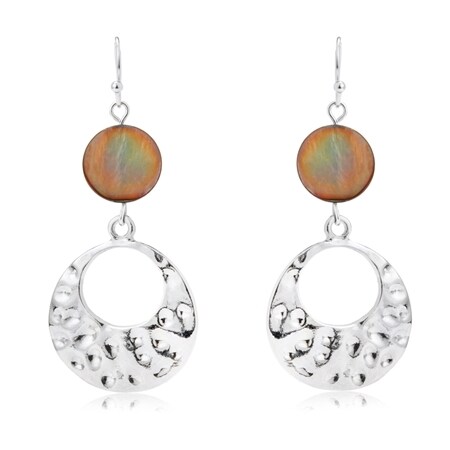 Kelly's Kloset Two Tone Drop Earrings