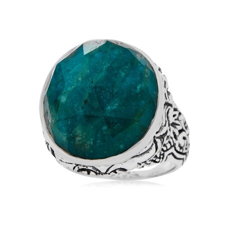 Stephen Dweck Russian Amazonite Ring Sterling Silver