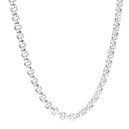 Sterling Silver Italian Rolo Necklace 50cm