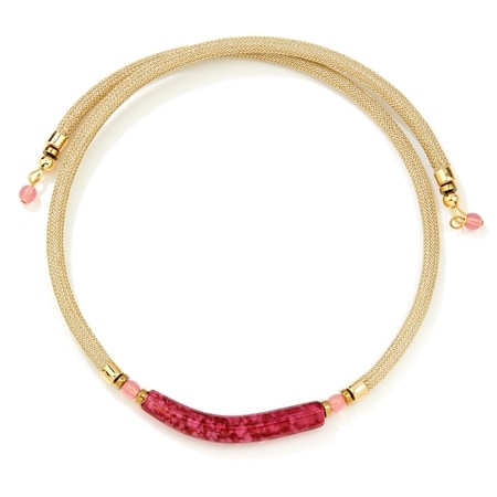 Il Murano Di Francesca Marble Domed Flexi Necklace