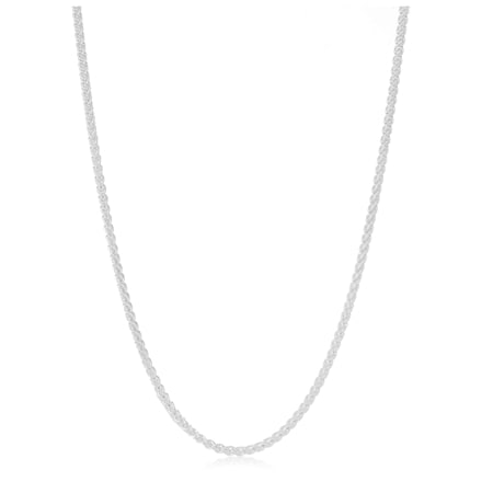 Sterling Silver 50.8cm Spiga Necklace