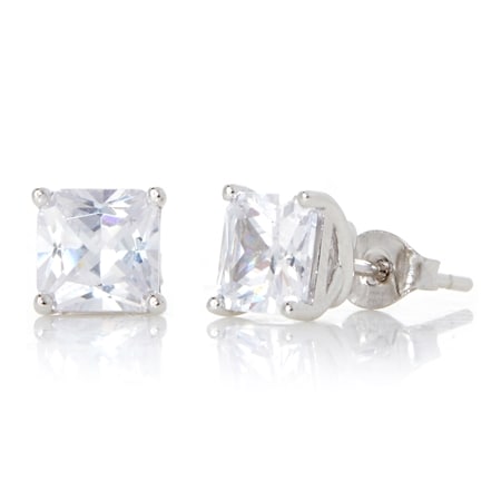 TVSN Charles Winston Diamonesque Pair of Large Sterling Silver