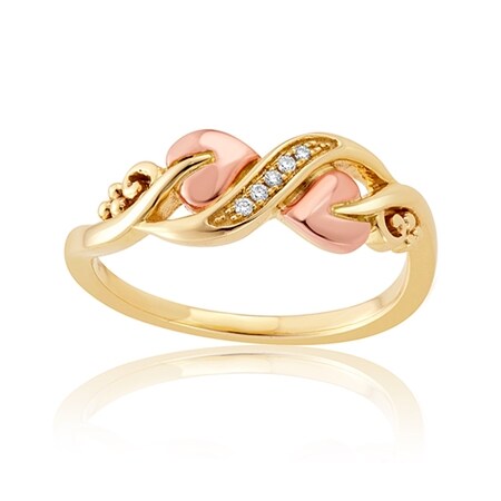 Clogau Tree of Life 9ct Gold & 0.025ct Diamond Ring