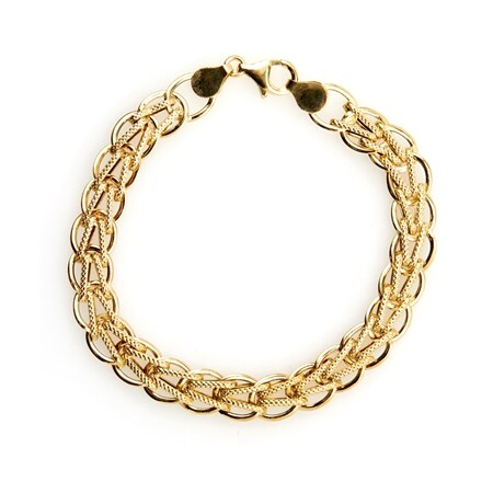 TVSN Splendido 14ct Yellow Gold Signora Bijoux Bracelet 19.5cm