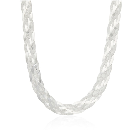 Sterling Silver Italian Necklace 43cm