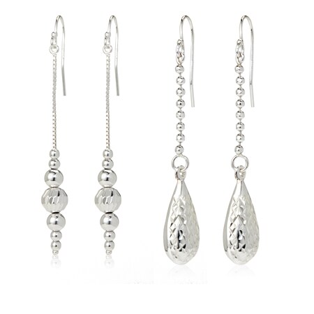TVSN Sarda Filigree Detailed Hoop Earrings Sterling Silver