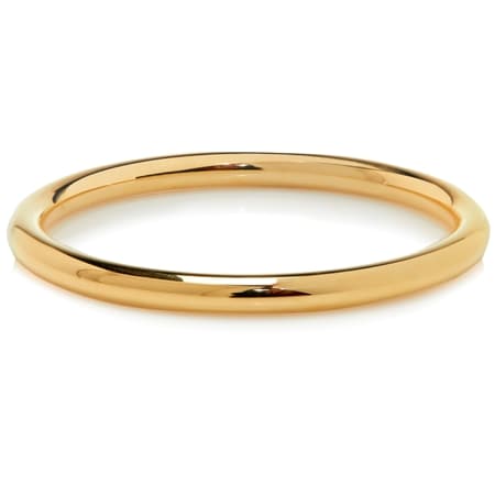 Oro Nuovo 14ct Gold 6.5mm Polished Bangle 70mm Diameter