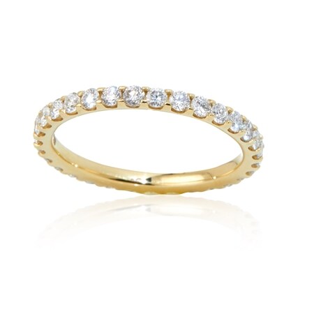1.00ct Natural Diamond F Colour Eternity Ring 9ct Gold