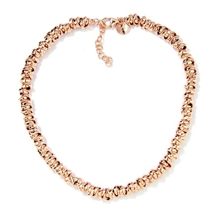 TVSN - Bronzallure Intelocked Rings Necklace Xcm 18k RGP