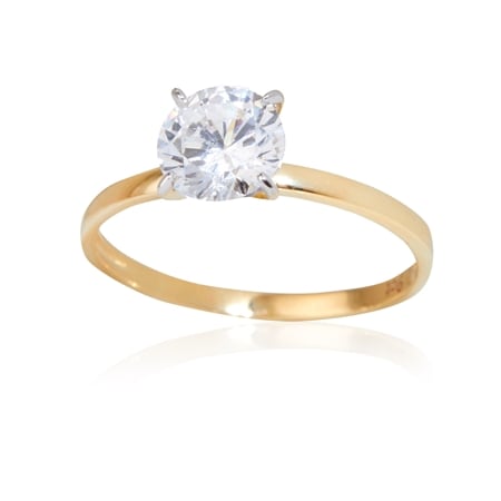 TVSN Diamonesque 1.42ct tw Marquise Statement Ring 9ct Yellow Gold