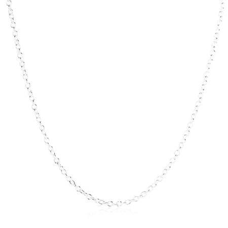 Sterling Silver Italian Rolo Chain 76cm