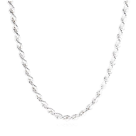 Sterling Silver Italian Rope Chain 61cm