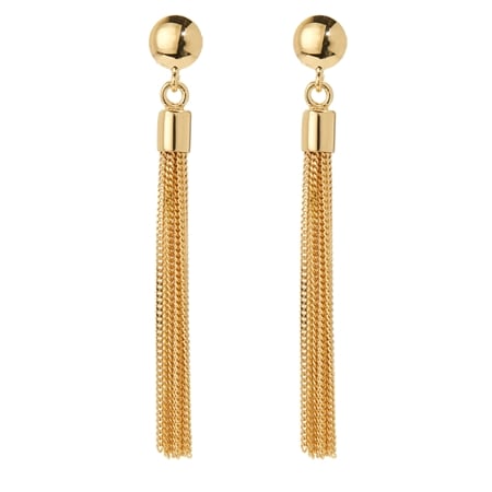 Tessuto di Francesca Tassel Drop Earrings Sterling Silver