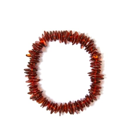Baltic Amber 80.00ct Shard Stretch Bracelet 18cm