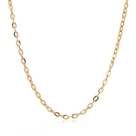 TVSN 18ct Yellow Gold Italian Pave Stationed Rope Necklace 50cm