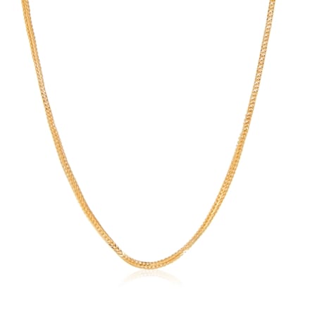 18ct Yellow Gold Fox Chain 50cm