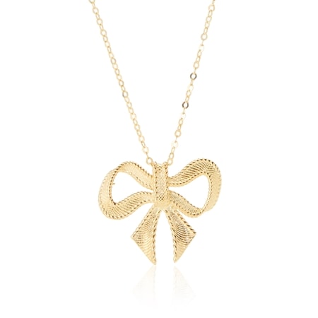 Splendido 14ct Yellow Gold Superba Fiocco Necklace