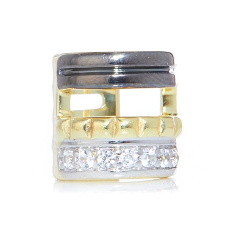 Hilary Joy Couture 0.2ct Natural Zircon Ear Cuff Sterling Silver