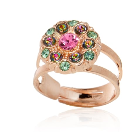 Mariana  Guardian Angel Adjustable Ring 18ct RGP