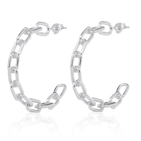 Sterling Silver Chain Earrings