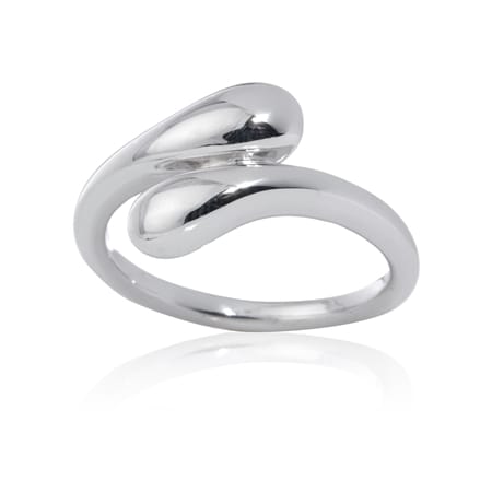 Sterling Silver Teardrop Shaped Ring