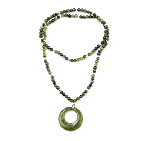 Connemara Marble Luck Stone Necklace 81cms