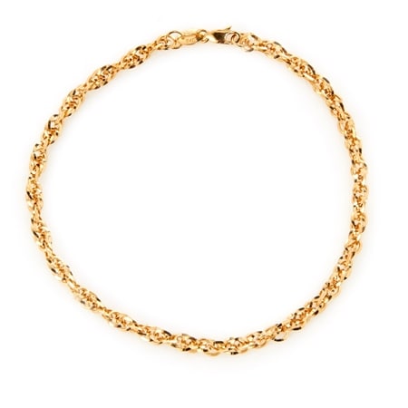 9ct Yellow Gold Prince of Wales Bracelet 19cm