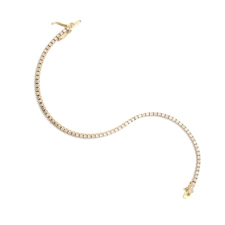 2.00ct Natural Diamond Tennis Bracelet 19cm 9ct Gold