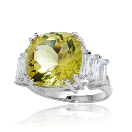 Cocktail Gems Statement Ring Sterling Silver
