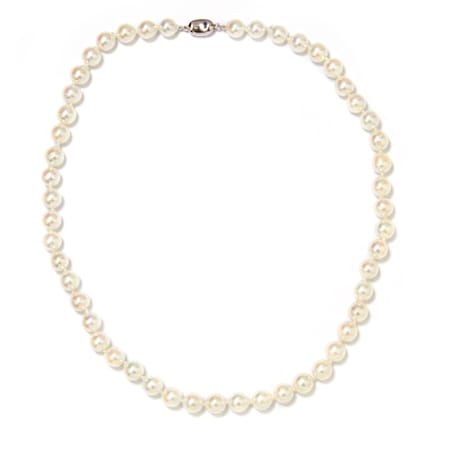 Matahina 8-9mm Japanese Akoya Semi Baroque High Lustre Pearl Strand 50cm SS