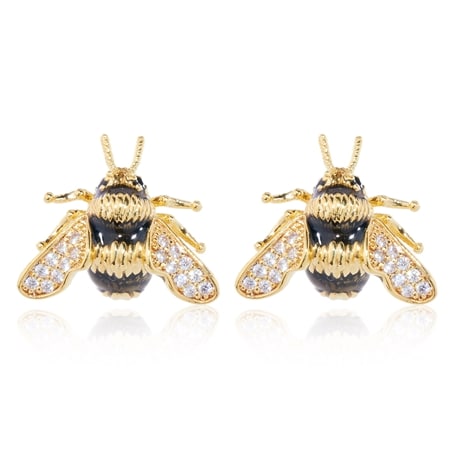 Les Nereides Bee Stud Earrings