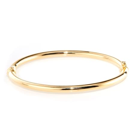 18ct Yellow Gold Italian Polished Bangle