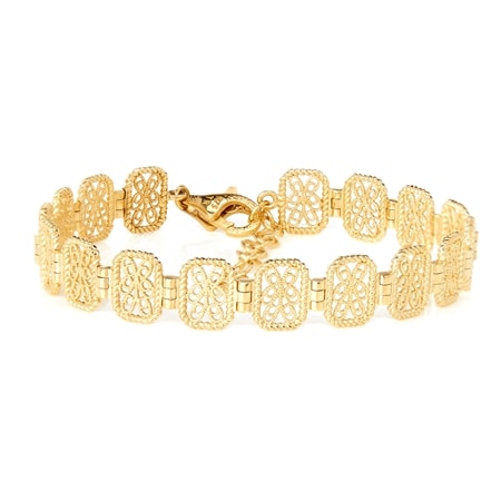 Passport To the Mediterranean Bracelet 18-22cm Sterling Silver GP