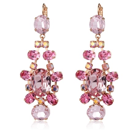 Mariana Multi Jewel Drop Earrings 18ct RGP