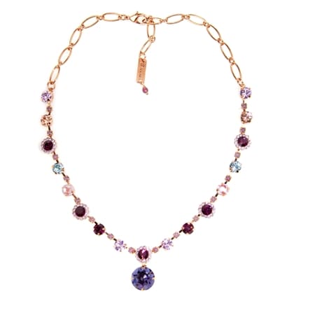Mariana Multi Jewel Necklace 18ct RGP