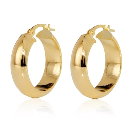 18ct Yellow Gold Hoop Earring