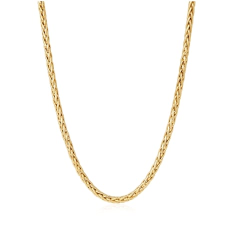 9ct Gold Italian Made Galleria Spiga Necklace 50cm