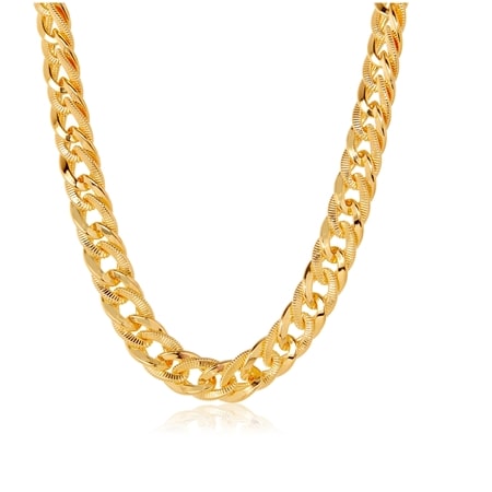 Oro Nuovo 14ct Yellow Gold Diamond Cut Necklace