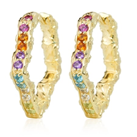 Hilary Joy Couture Multi Gemstone Earrings