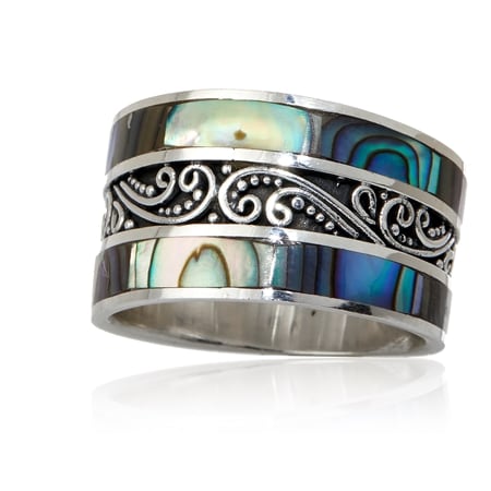 Samuel B Filigree Band Ring Sterling Silver