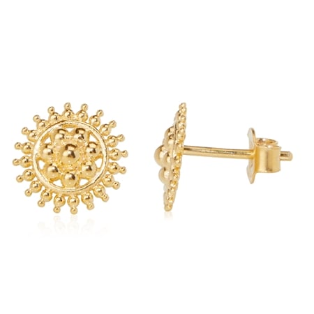 Passport to India Firework Earrings Sterling Silver GP