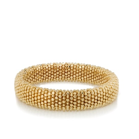 Oro Nuovo 14ct Yellow Gold Mesh Bangle