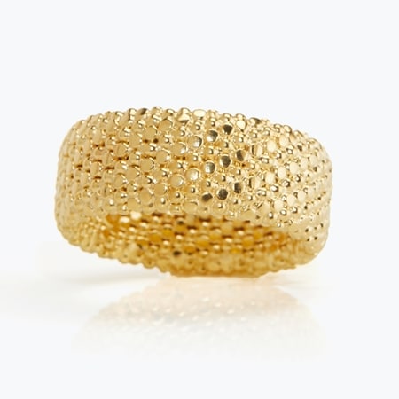 Oro Nuovo 14ct Gold Woven  Ring